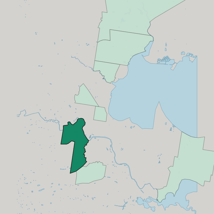 Map showing Highton — In Geelong