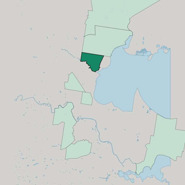 Map showing Norlane — In Geelong