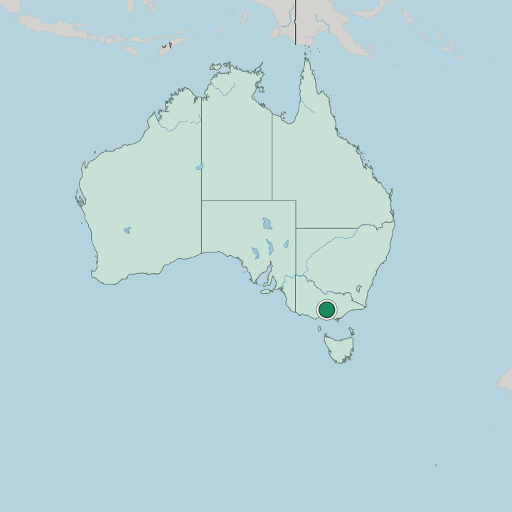 Map showing Docklands — In Australia