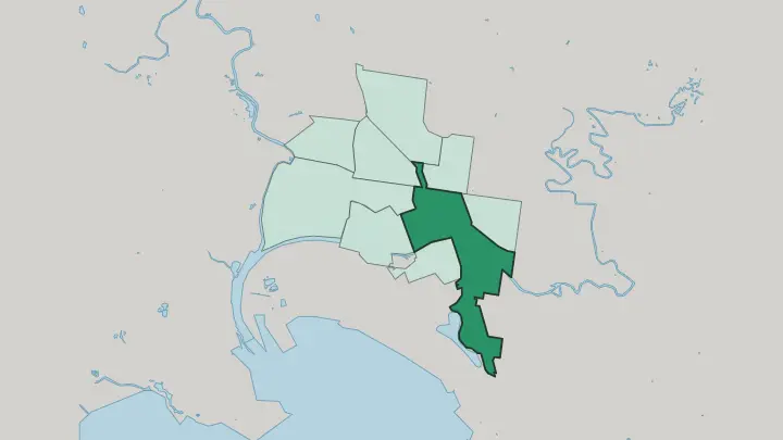 Map of Melbourne City Centre in Melbourne