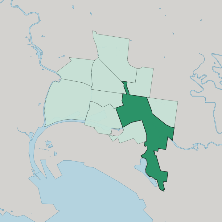 Map showing Melbourne City Centre — In Melbourne