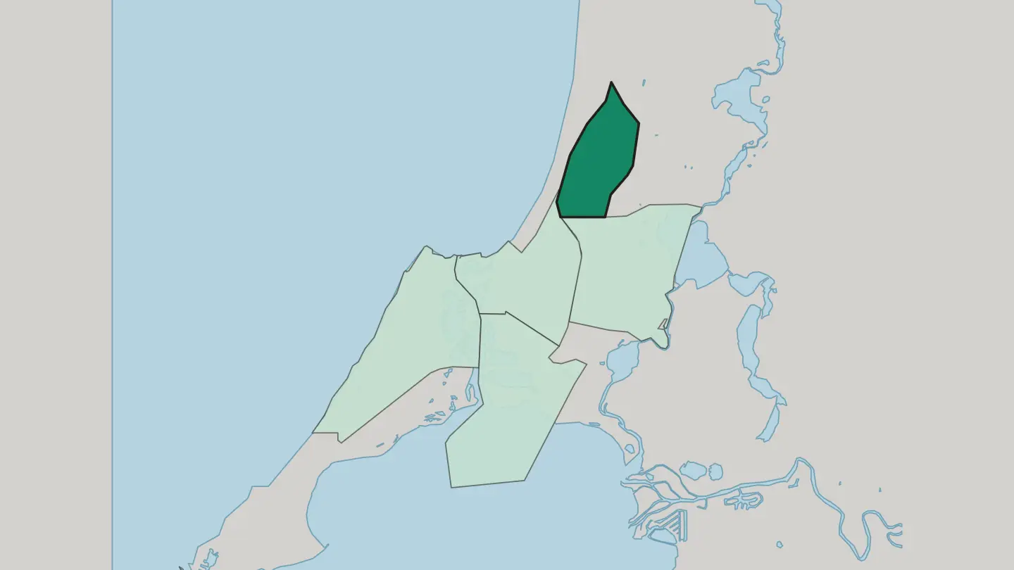 Map of Meadow Springs in Mandurah