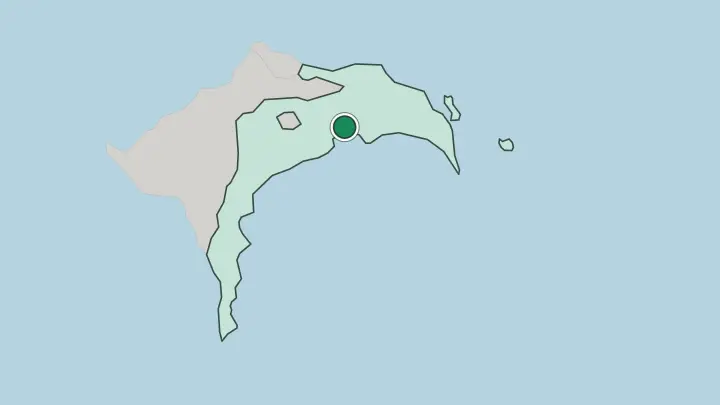 Map of Baku in Azerbaijan
