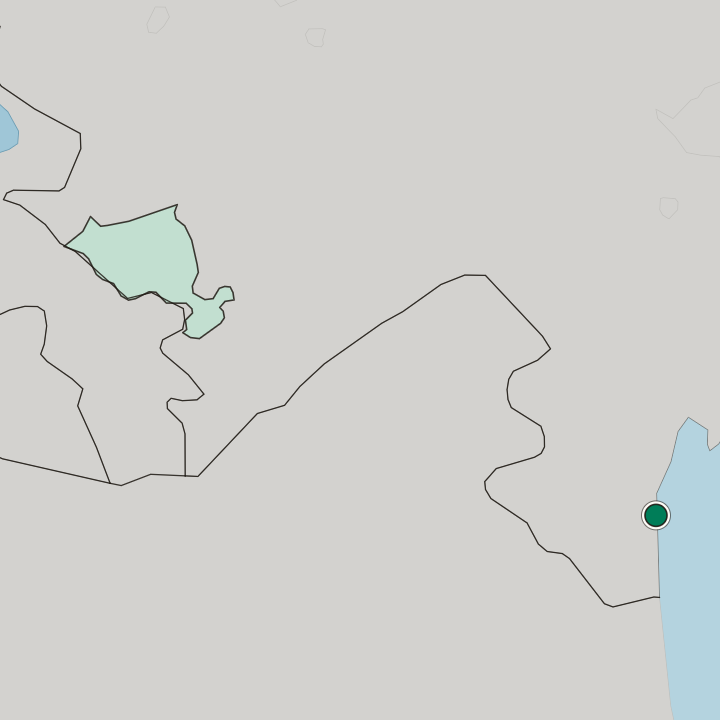 Map showing Lankaran — In Lankaran Rayon