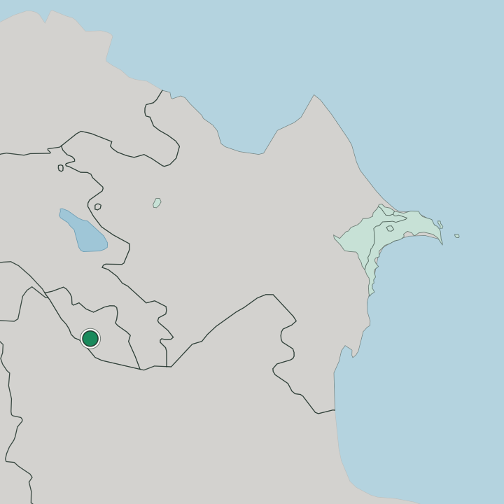 Map showing Naxçıvan — In Azerbaijan