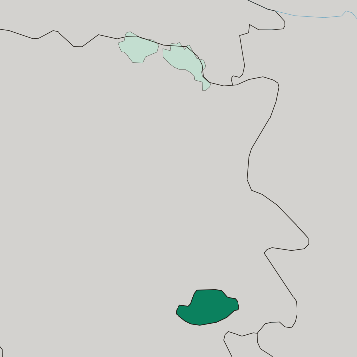 Map showing Federation of Bosnia and Herzegovina — In Bosnia and Herzegovina
