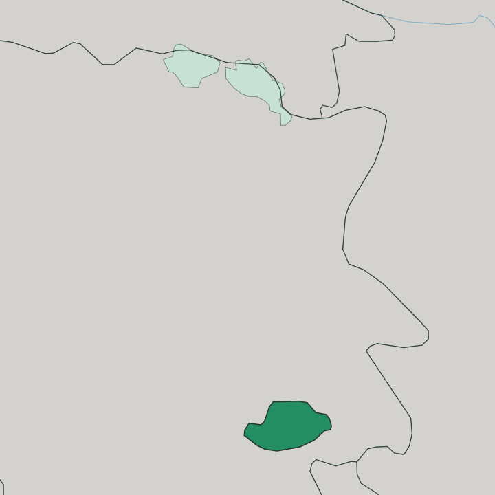 Map showing Federation of Bosnia and Herzegovina — In Bosnia and Herzegovina