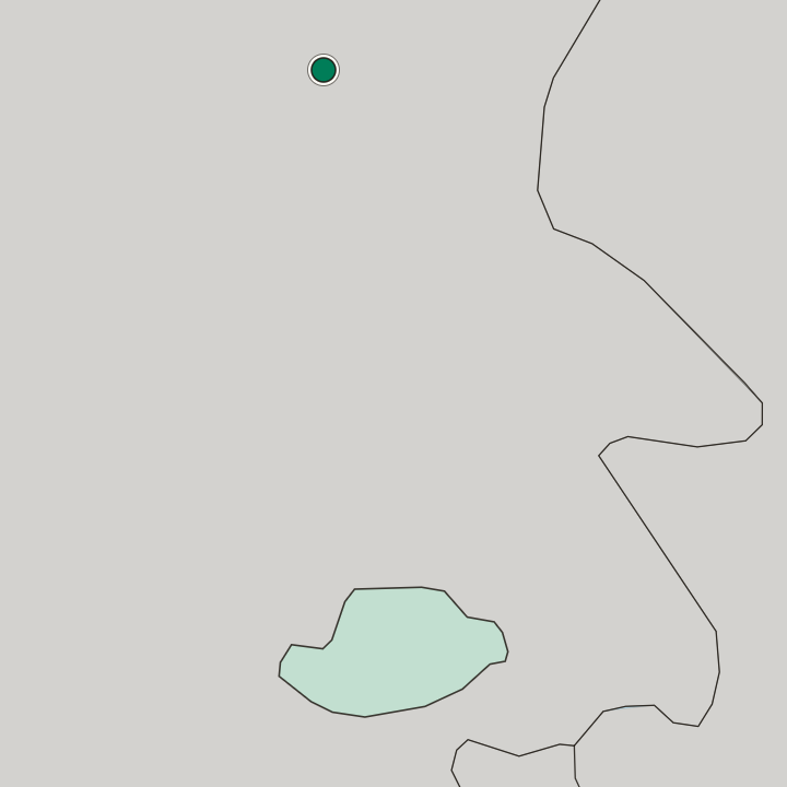 Map showing Tuzla — In Federation of Bosnia and Herzegovina