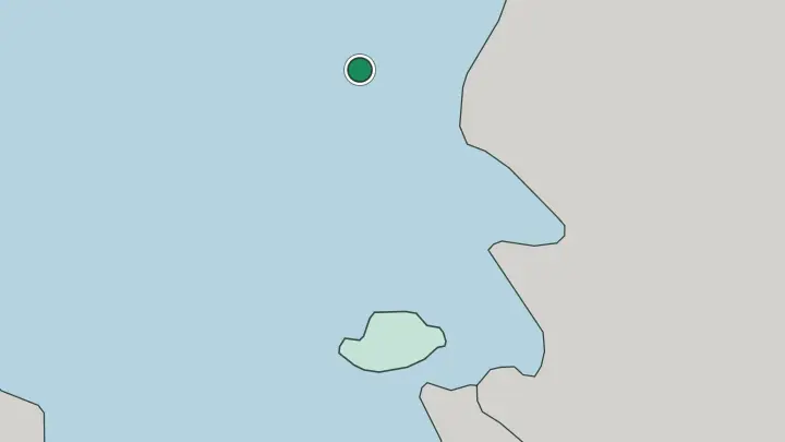 Map of Tuzla in Bosnia and Herzegovina
