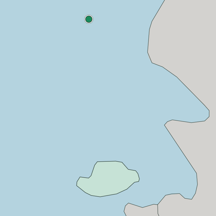 Map showing Tuzla — In Federation of Bosnia and Herzegovina