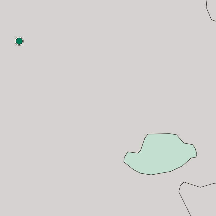 Map showing Zenica — In Federation of Bosnia and Herzegovina