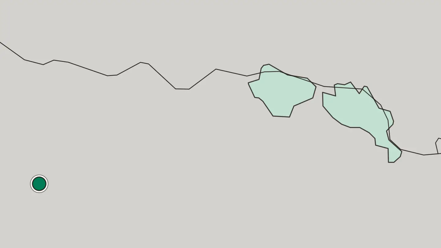 Map of Banja Luka in Bosnia and Herzegovina