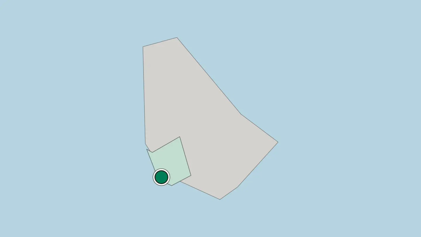 Map of Bridgetown in Barbados
