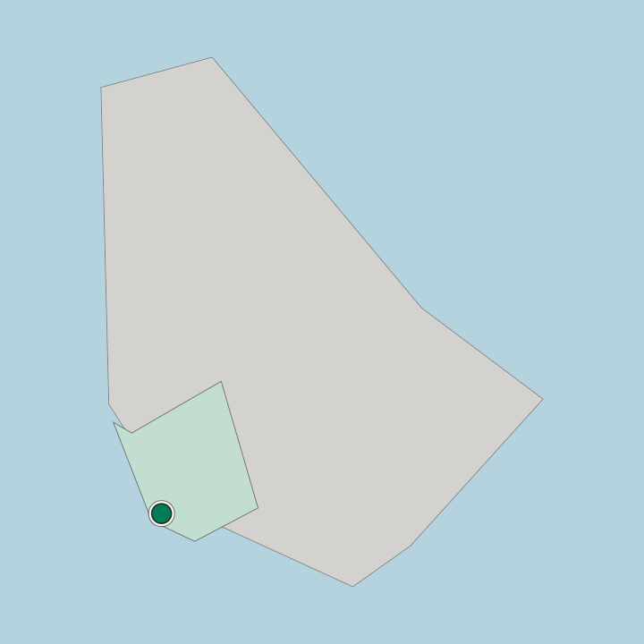Map showing Bridgetown — In Barbados