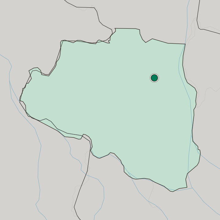 Map showing Bogra — In Rajshahi