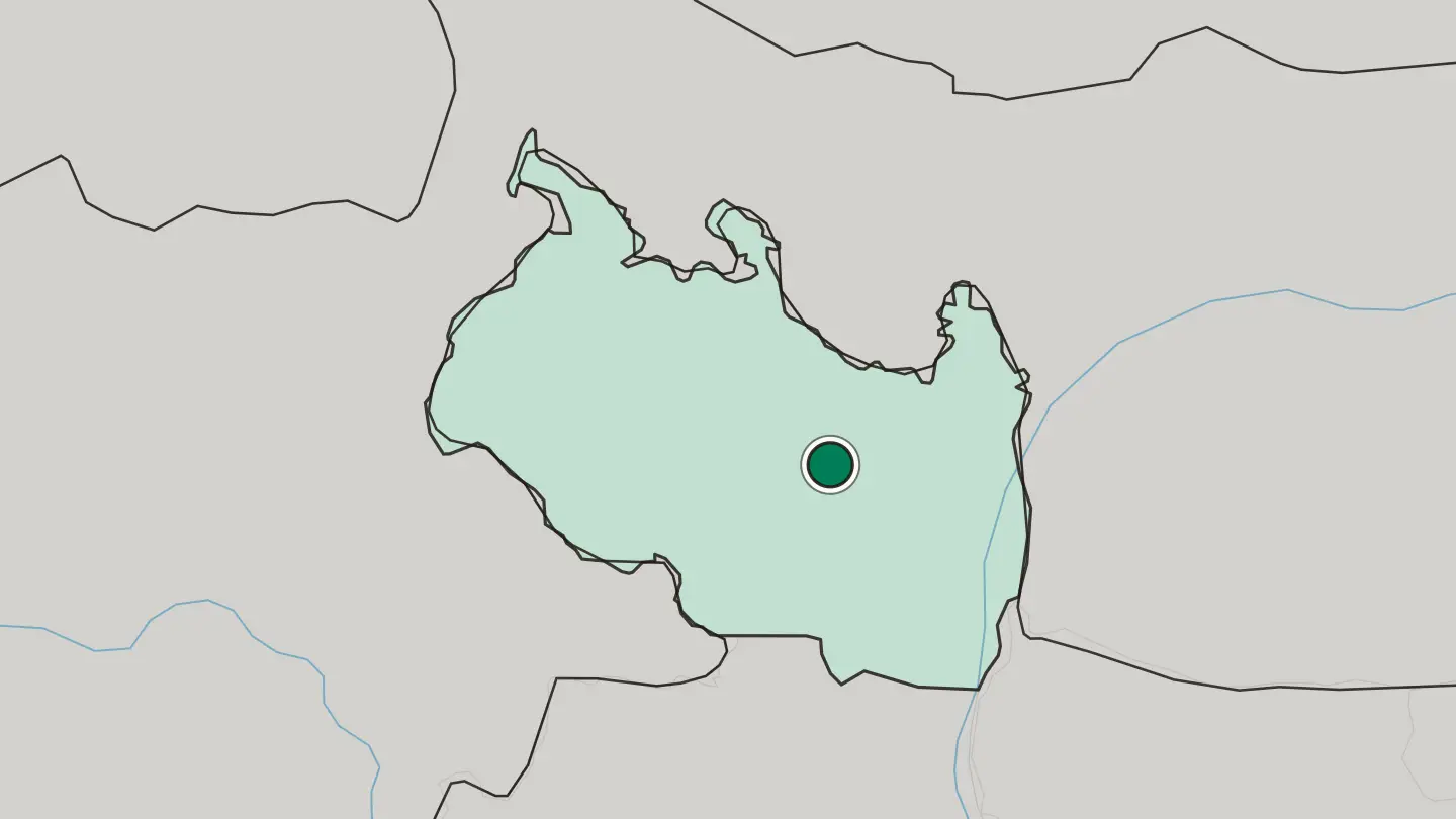 Map of Rangpur in Bangladesh