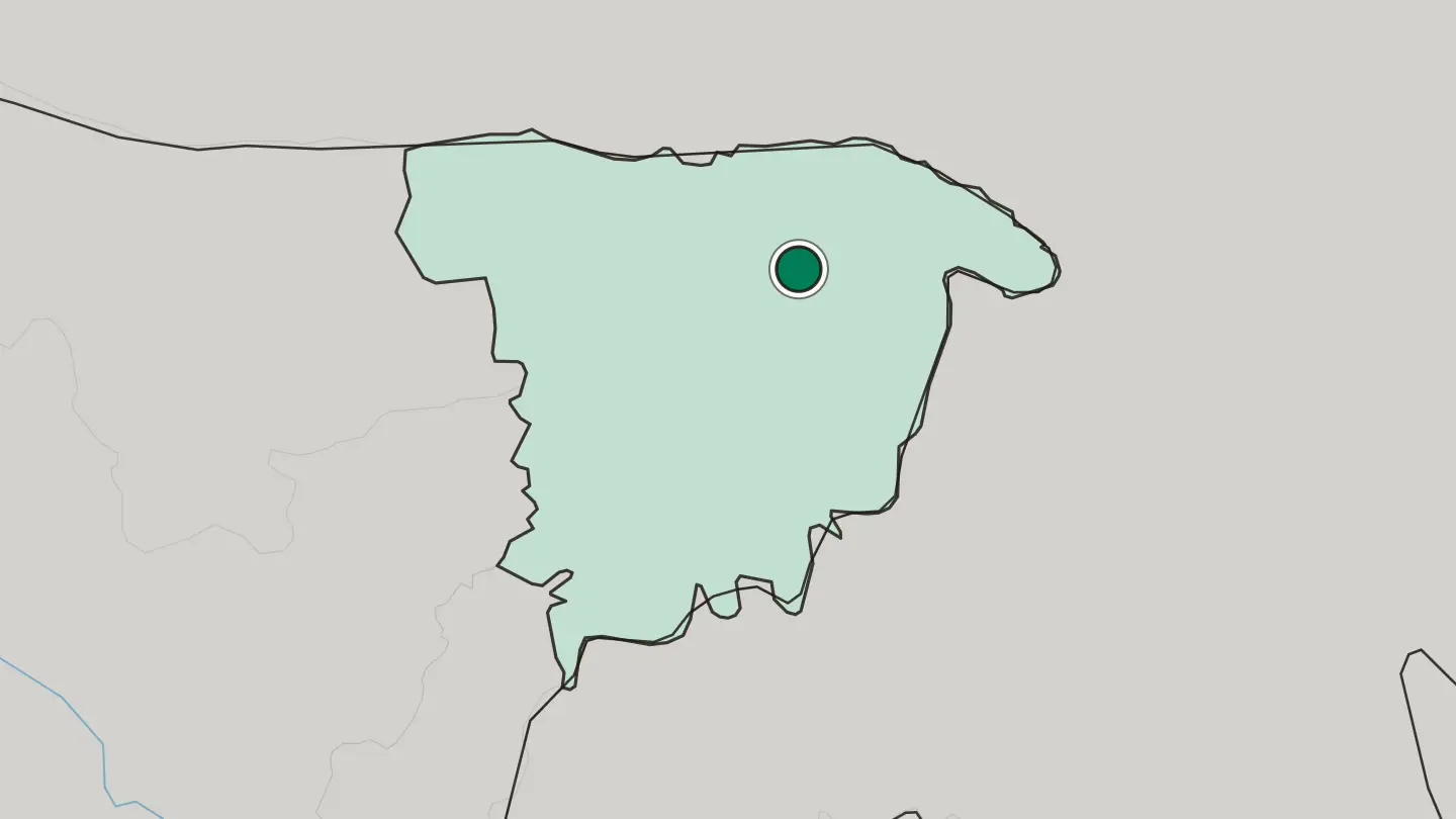Map of Sylhet in Bangladesh