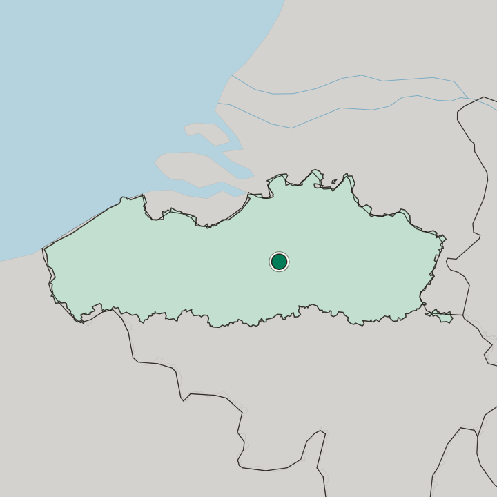 Map showing Mechelen — In Flanders