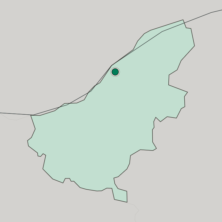 Map showing Ruse — In Oblast Ruse