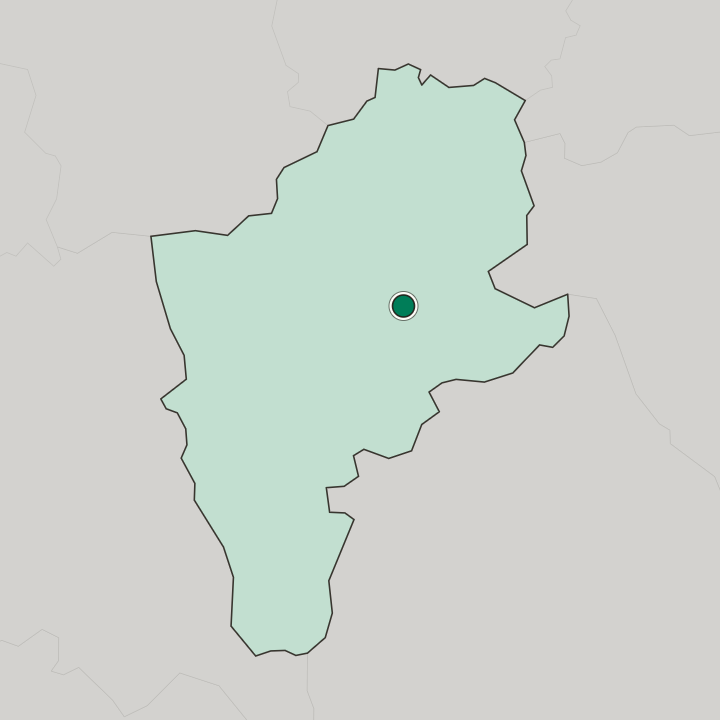 Map showing Sliven — In Oblast Sliven