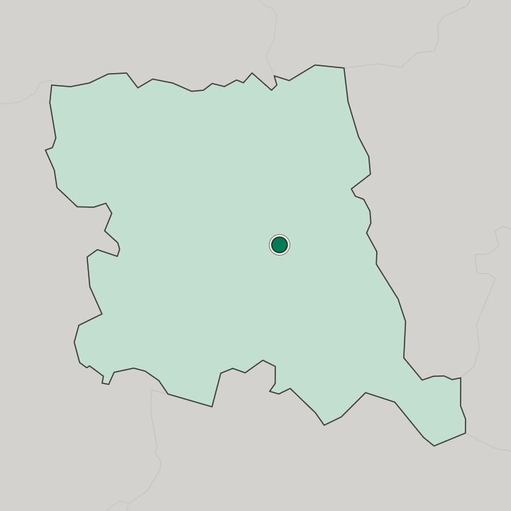 Map showing Stara Zagora — In Oblast Stara Zagora