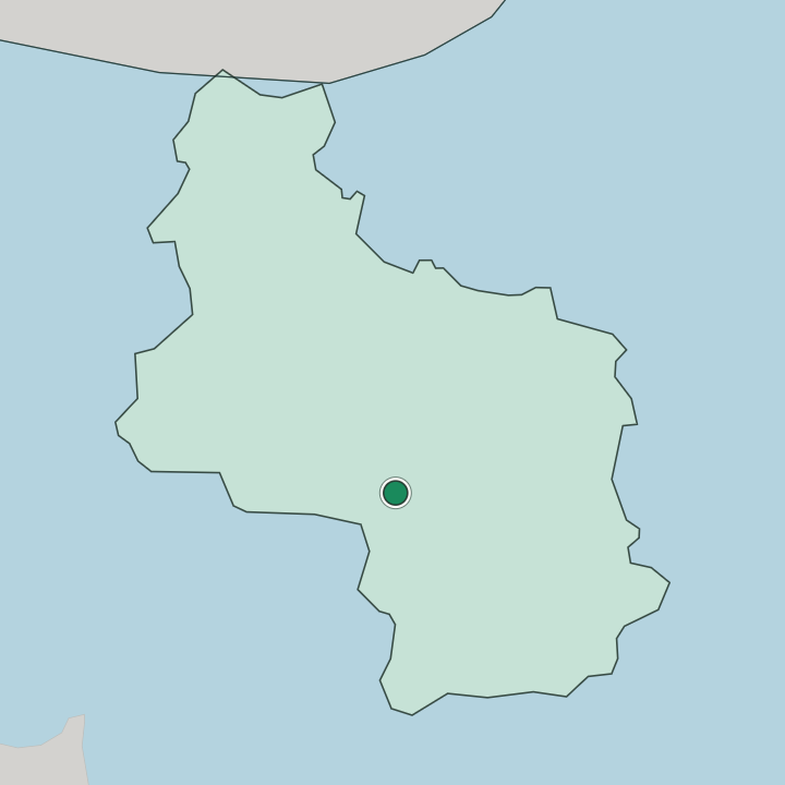 Map showing Veliko Tŭrnovo — In Oblast Veliko Tarnovo