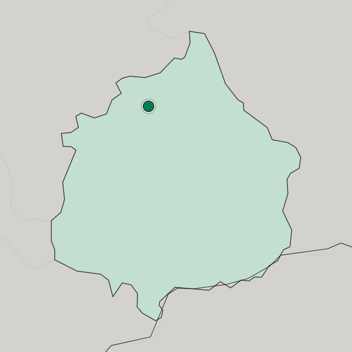 Map showing Yambol — In Oblast Yambol