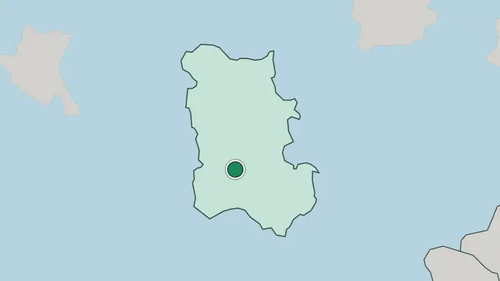 Map of Plovdiv in Bulgaria