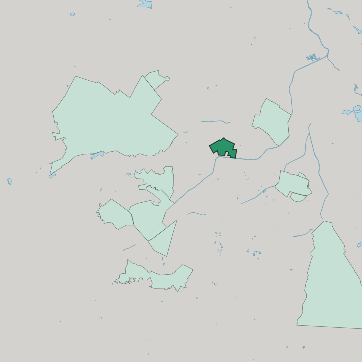Map showing Banishora — In Sofia