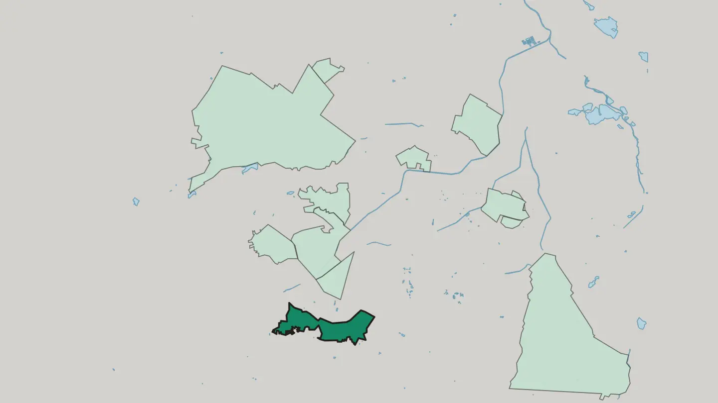 Map of Boyana in Sofia
