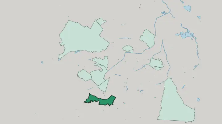 Map of Boyana in Sofia