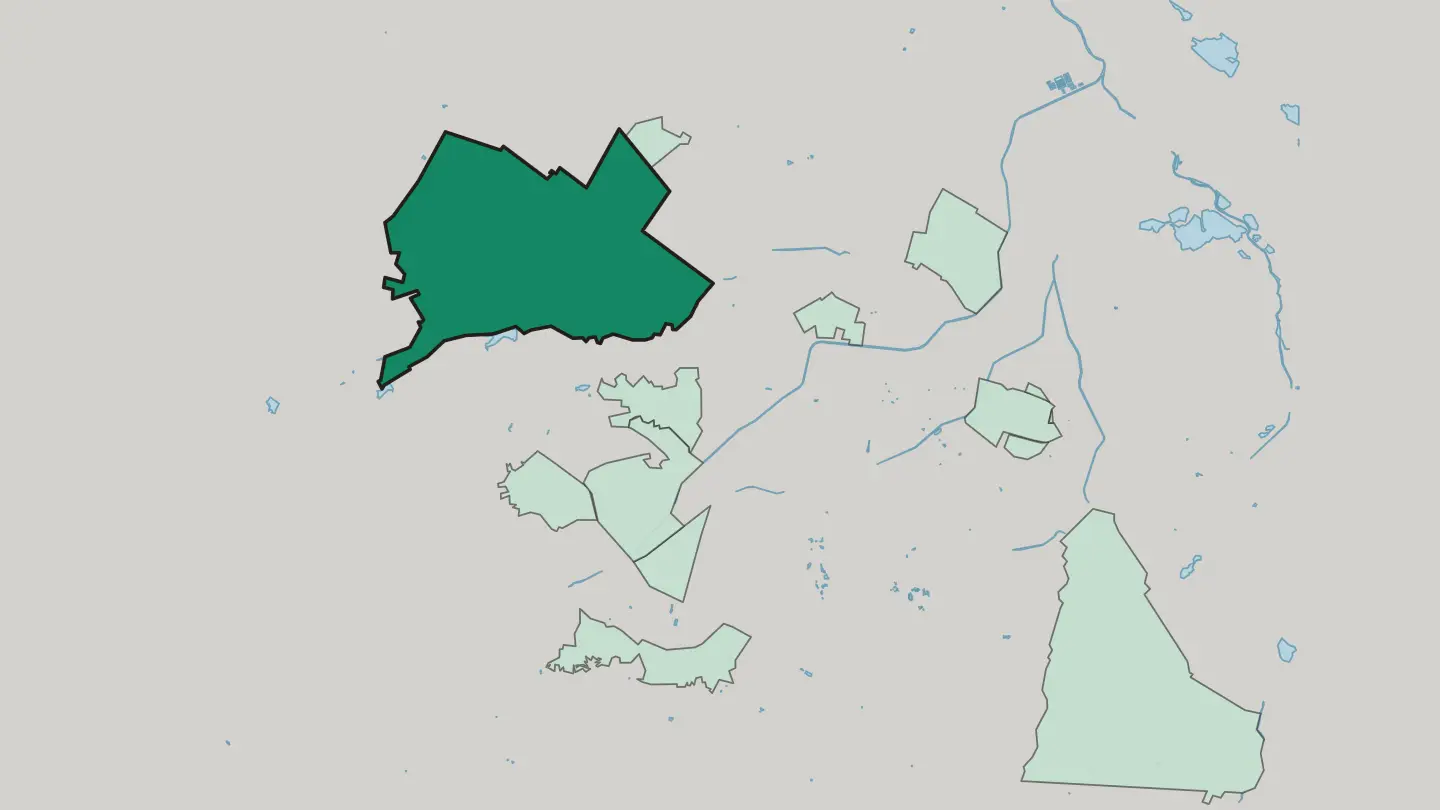Map of Lyulin District in Sofia