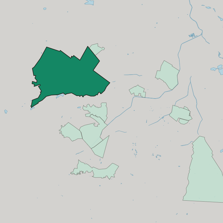Map showing Lyulin District — In Sofia