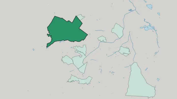 Map of Lyulin District in Sofia
