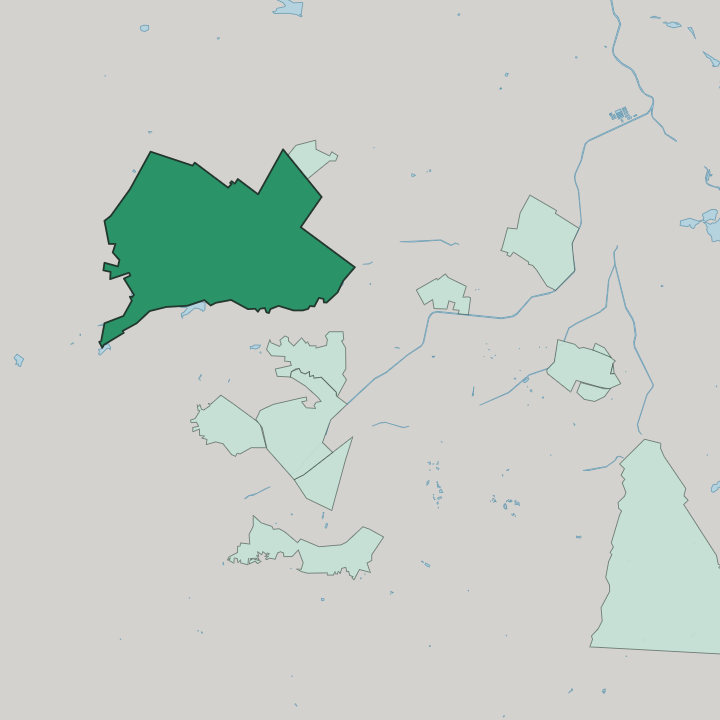 Map showing Lyulin District — In Sofia