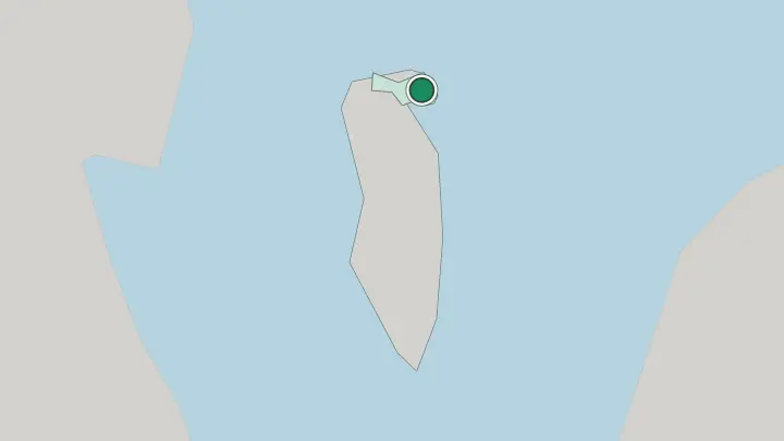 Map of Manama in Bahrain