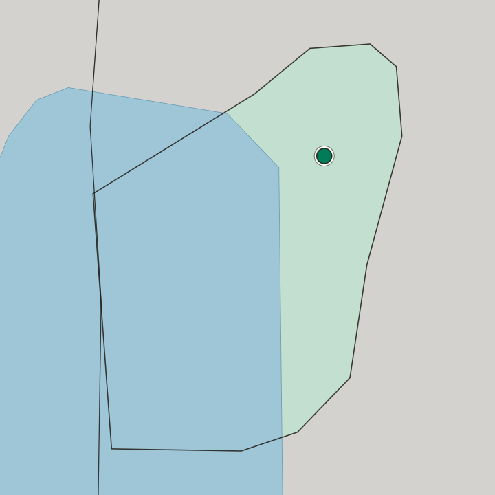 Map showing Nyakabiga — In Bujumbura Mairie Province