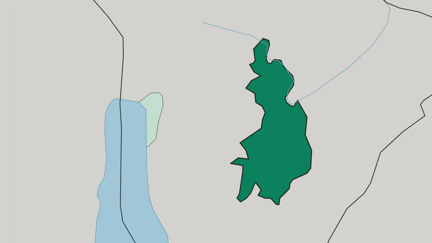 Map of Gitega Province in Burundi