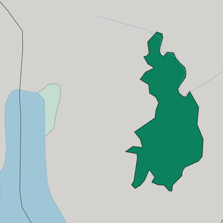 Map showing Gitega Province — In Burundi