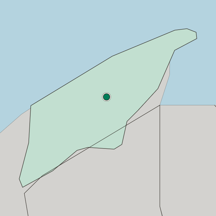 Map showing Bandar Seri Begawan — In Daerah Brunei dan Muara