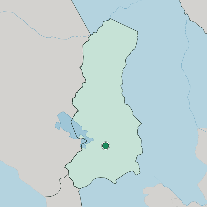 Map showing La Paz — In Departamento de La Paz