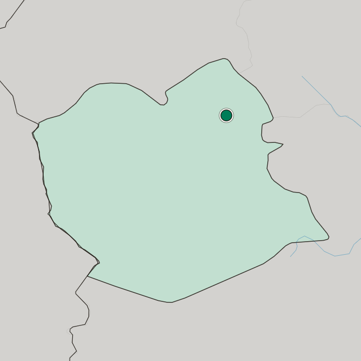 Map showing Oruro — In Departamento de Oruro