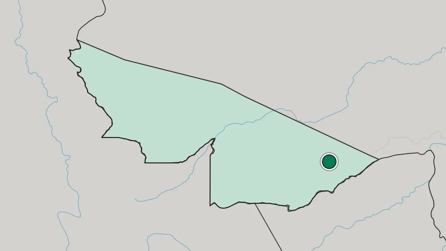 Map of Rio Branco in Brazil