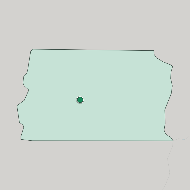 Map showing Brasília — In Federal District
