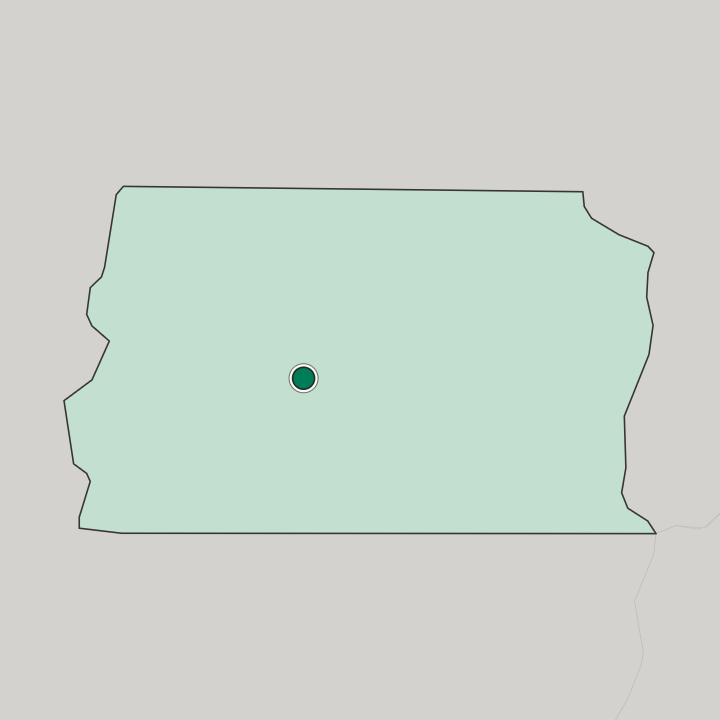 Map showing Brasília — In Federal District