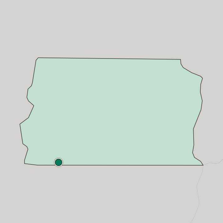 Map showing Gama — In Federal District