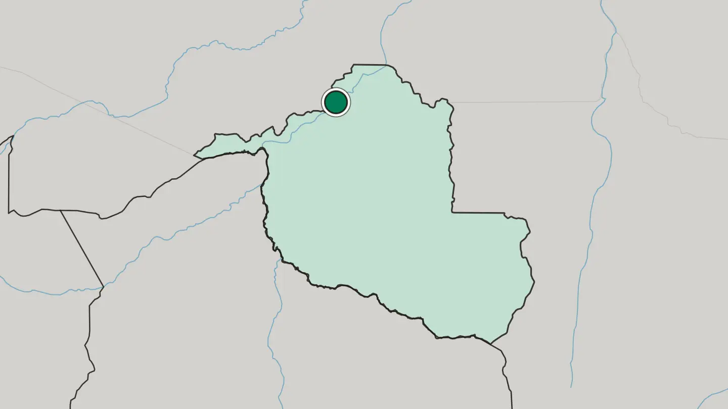 Map of Porto Velho in Brazil