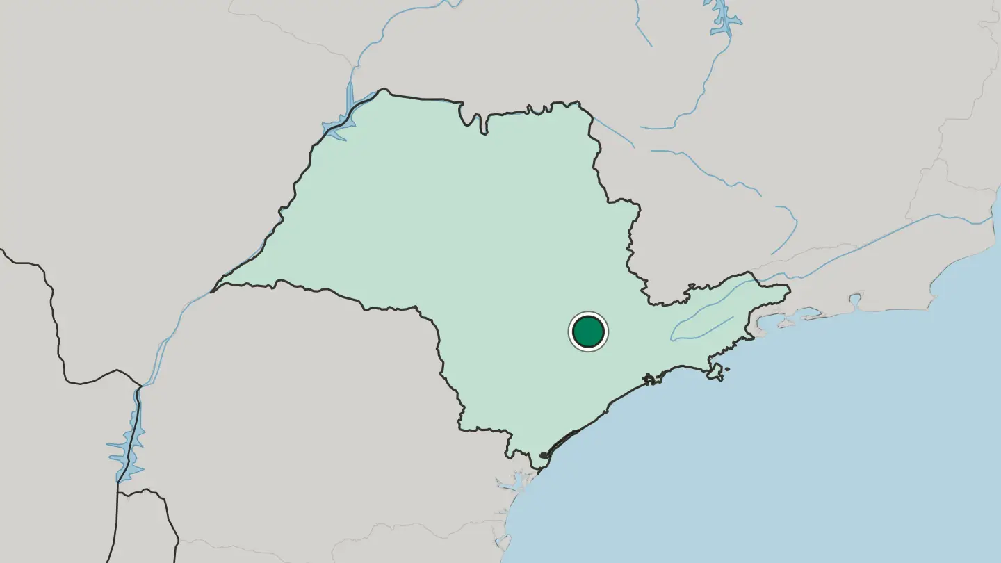 Map of Itu in Brazil