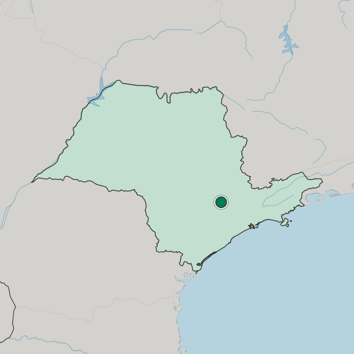 Map showing Itu — In São Paulo