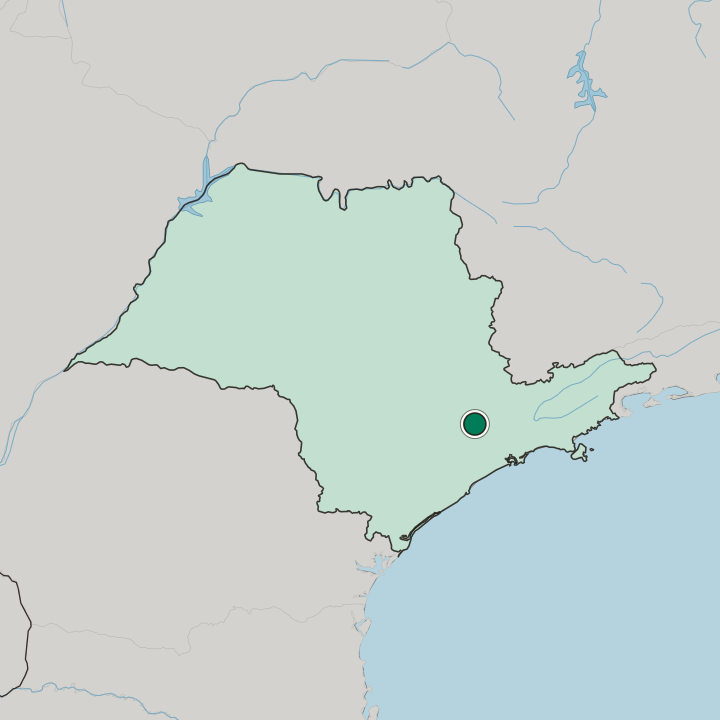 Map showing Santana de Parnaíba — In São Paulo
